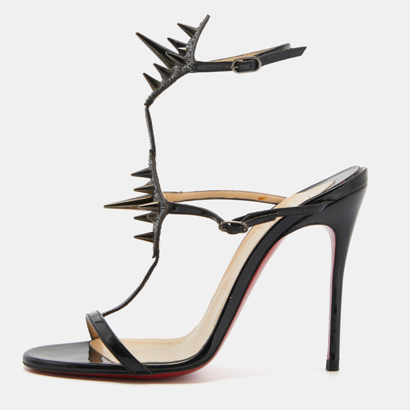 sale★Christian Louboutin★Tatooshka100 black spikes sandals Christian Louboutin | Tatooshka 100 black spikes sandals